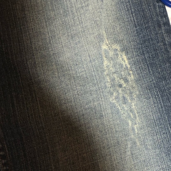 Armani Exchange AX Light Wrinkle Distressed Denim Jeans SZ 33 Long. - Picture 5 of 12